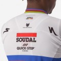 Soudal Quick-Step Straßenrad Weltmeister Regenbogentrikot 2023 Competizione Radtrikot kurzarm-Radsport-Profi-Team Radtrikot De Soudal Quick-Step Straßenrad Weltmeister Regenbogentrikot 2023 Competizione Radtrikot kurzarm-Radsport-Profi-Team Radtrikot De