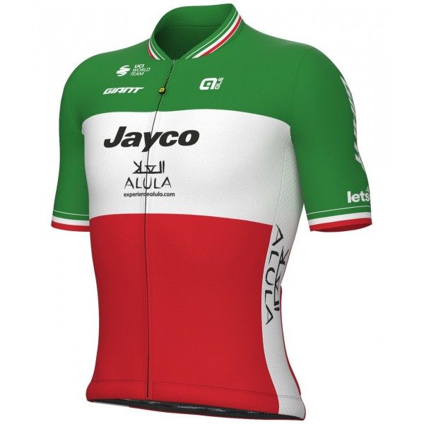Team Jayco AlUla Italienischer Meister 2023 Radtrikot kurzarm-ALE Radsport-Profi-Team Radtrikot De Team Jayco AlUla Italienischer Meister 2023 Radtrikot kurzarm-ALE Radsport-Profi-Team Radtrikot De