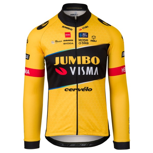 TEAM JUMBO-VISMA 2023 Radtrikot langarm-Radsport-Profi-Team Radtrikot De