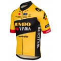 TEAM JUMBO-VISMA 2023 Radtrikot kurzarm-Radsport-Profi-Team Radtrikot De