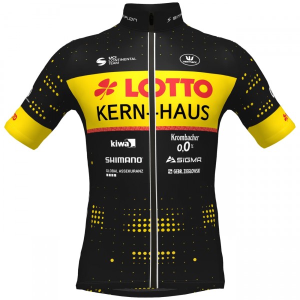Team Lotto-Kern Haus 2022 Radtrikot kurzarm(langer Reißverschluss)-Radsport-Profi-Team Radtrikot De Team Lotto-Kern Haus 2022 Radtrikot kurzarm(langer Reißverschluss)-Radsport-Profi-Team Radtrikot De