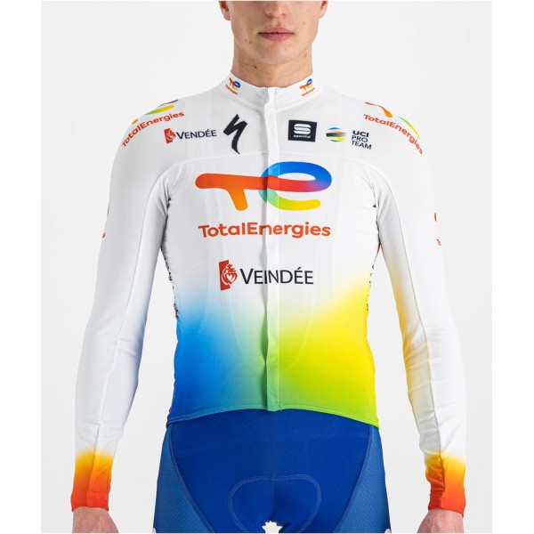 Team TotalEnergies 2022 Radtrikot langarm-Radsport-Profi-Team Radtrikot De