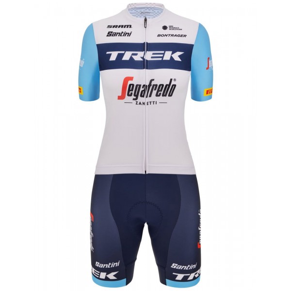 TREK-SEGAFREDO Damen Team 2023 Radsport Set(Radtrikot langer RV+Radhose)-Radsport-Profi-Team Radtrikot De TREK-SEGAFREDO Damen Team 2023 Radsport Set(Radtrikot langer RV+Radhose)-Radsport-Profi-Team Radtrikot De