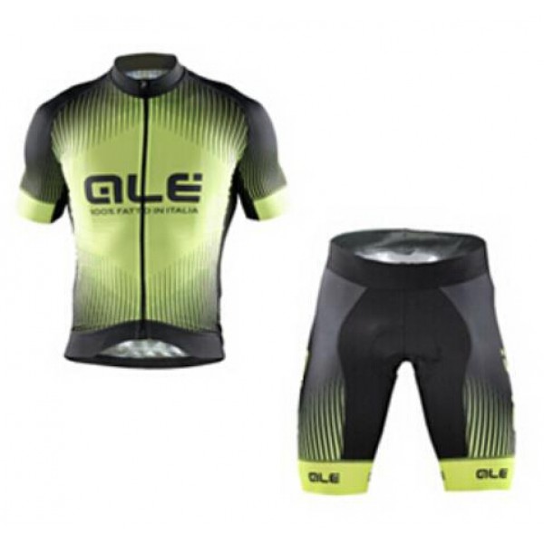 2015 ALE Grün schwarz Radbekleidung Radtrikot Kurzarm und Fahrradhosen Kurz Radtrikot De 2015 ALE Grün schwarz Radbekleidung Radtrikot Kurzarm und Fahrradhosen Kurz Radtrikot De
