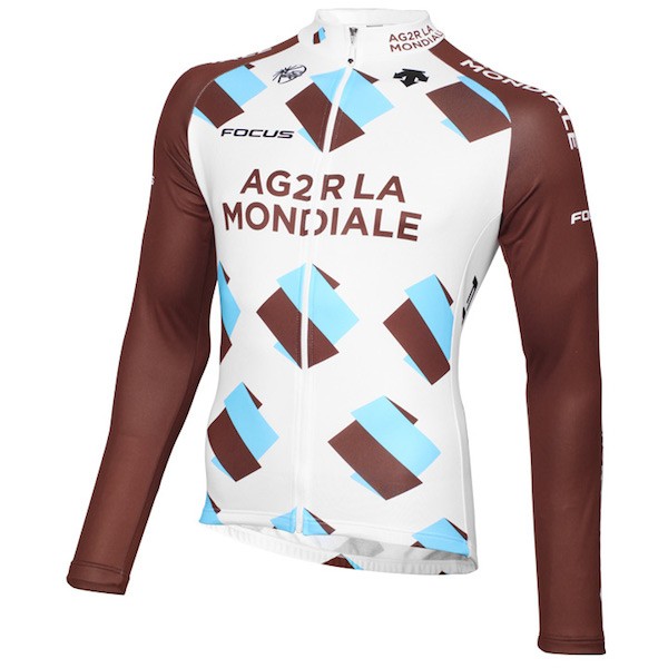 2015 Team Ag2r Radtrikot Langarm Radtrikot De 2015 Team Ag2r Radtrikot Langarm Radtrikot De