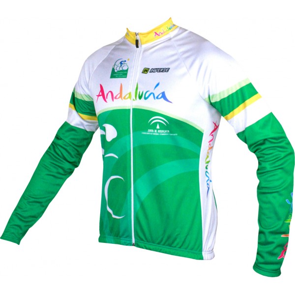 2015 Andalucia Fahrradtrikot Langarm Radtrikot De