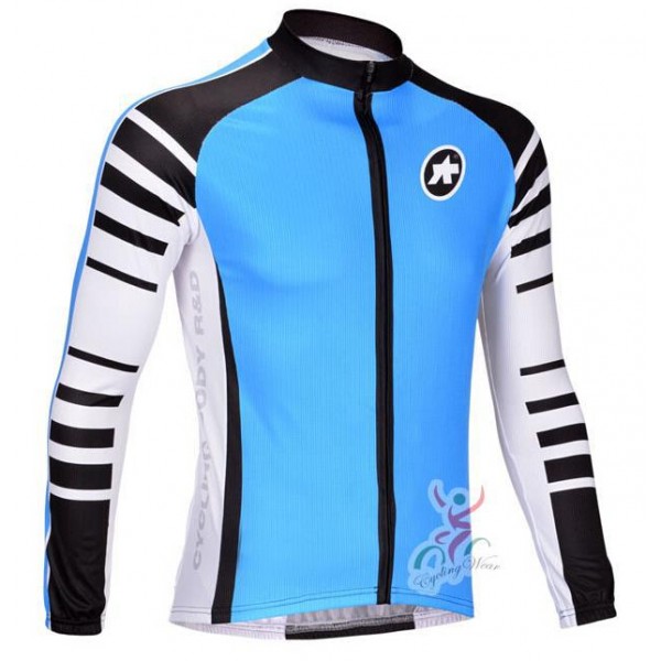 2015 ASSOS blau Fahrradtrikot Langarm Radtrikot De