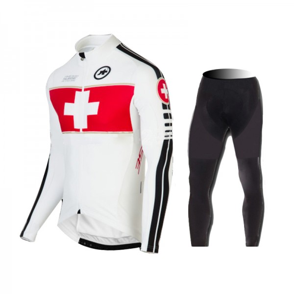2015 Assos Fahrradbekleidung Radtrikot Satz Langarm und Lange Fahrradhose Radtrikot De