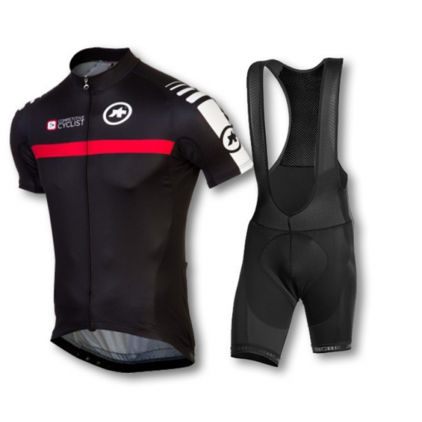 2015 ASSOS Fahrradbekleidung Satz Fahrradtrikot Kurzarm Trikot und Kurz Trägerhose Radtrikot De