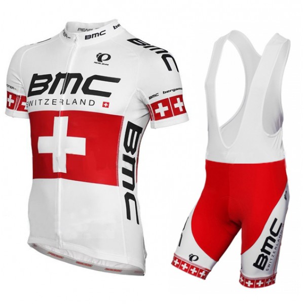 2015 Pearl Izumi BMC Fahrradbekleidung Satz Fahrradtrikot Kurzarm Trikot und Kurz Trägerhose Radtrikot De