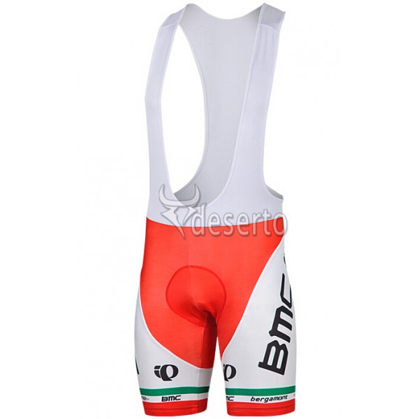 2015 BMC Kurz Trägerhose Rot und Grün Radtrikot De