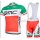 2015 BMC Fahrradbekleidung Satz Fahrradtrikot Kurzarm Trikot und Kurz Trägerhose Rot und Grün Radtrikot De