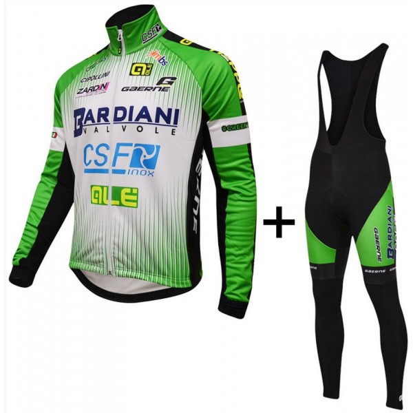 2015 Bardiani Csf Fahrradbekleidung Radtrikot Satz Langarm und Lange Trägerhose Radtrikot De