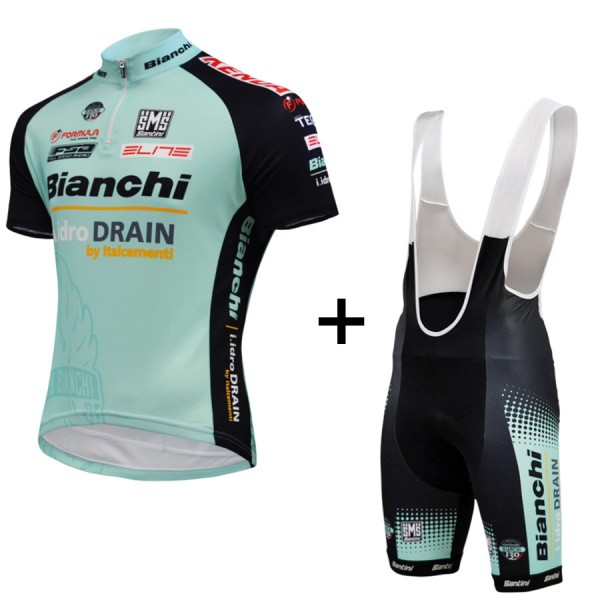Bianchi Idro Drain 2015 Fahrradbekleidung Satz Fahrradtrikot Kurzarm Trikot und Kurz Trägerhose Radtrikot De Bianchi Idro Drain 2015 Fahrradbekleidung Satz Fahrradtrikot Kurzarm Trikot und Kurz Trägerhose Radtrikot De