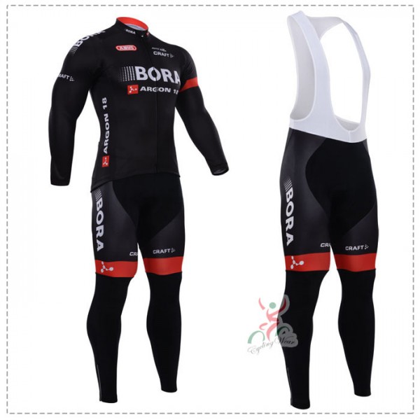 2015 bora Argon Fahrradbekleidung Radtrikot Satz Langarm und Lange Trägerhose Radtrikot De
