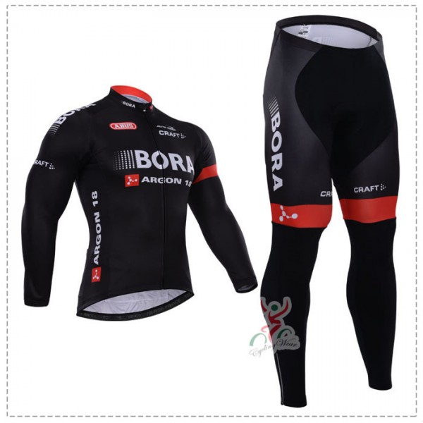 2015 bora Argon Fahrradbekleidung Radtrikot Satz Langarm und Lange Fahrradhose Radtrikot De