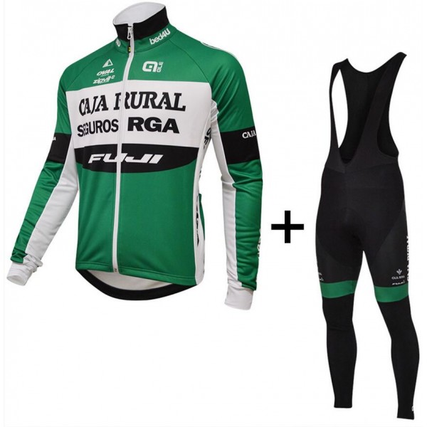 2015 Caja Rural Fahrradbekleidung Radtrikot Satz Langarm und Lange Trägerhose Radtrikot De 2015 Caja Rural Fahrradbekleidung Radtrikot Satz Langarm und Lange Trägerhose Radtrikot De