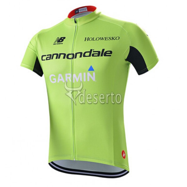 2015 Garmin Cannondale Radtrikot Kurzarm Grün Radtrikot De