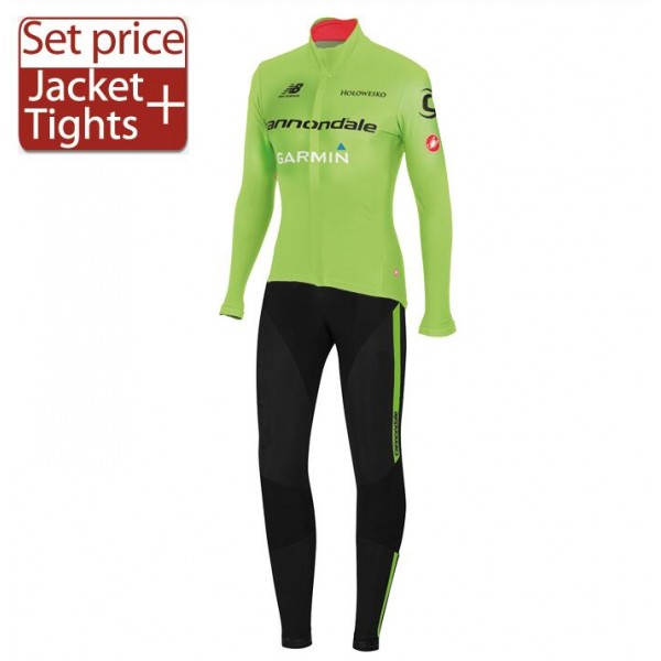 CANNONDALE-GARMIN Fahrradbekleidung Radtrikot Satz Langarm und Lange Fahrradhose Radtrikot De CANNONDALE-GARMIN Fahrradbekleidung Radtrikot Satz Langarm und Lange Fahrradhose Radtrikot De