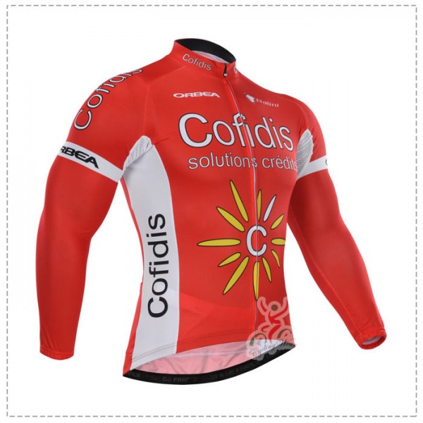 2015 Cofidis Fahrradtrikot Langarm Radtrikot De