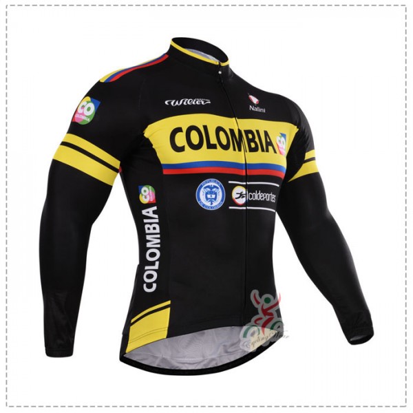 2015 Colombia Fahrradtrikot Langarm Radtrikot De 2015 Colombia Fahrradtrikot Langarm Radtrikot De