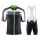 2015 Craft Bike Grand Tour Schwarz-Weiß-Grün Fahrradbekleidung Satz Fahrradtrikot Kurzarm Trikot und Kurz Trägerhose Radtrikot De