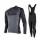 2015 Cube schwarz Fahrradbekleidung Radtrikot Satz Langarm und Lange Trägerhose schwarz Radtrikot De