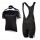 2015 Cube schwarz Weiß Fahrradbekleidung Satz Fahrradtrikot Kurzarm Trikot und Kurz Trägerhose Radtrikot De
