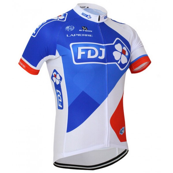 2015 FDJ Radtrikot Kurzarm Radtrikot De 2015 FDJ Radtrikot Kurzarm Radtrikot De