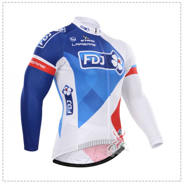 2015 FDJ Fahrradtrikot Langarm Radtrikot De 2015 FDJ Fahrradtrikot Langarm Radtrikot De