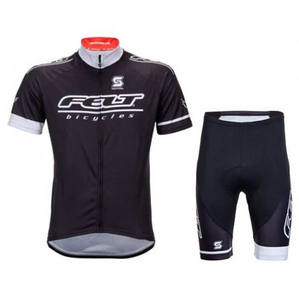 2015 Felt Radbekleidung Radtrikot Kurzarm und Fahrradhosen Kurz schwarz Radtrikot De