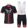 2015 Felt Fahrradbekleidung Satz Fahrradtrikot Kurzarm Trikot und Kurz Trägerhose schwarz rot Radtrikot De