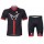 2015 Felt Radbekleidung Radtrikot Kurzarm und Fahrradhosen Kurz schwarz rot Radtrikot De