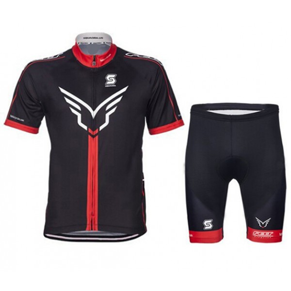 2015 Felt Radbekleidung Radtrikot Kurzarm und Fahrradhosen Kurz schwarz rot Radtrikot De