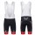 2015 Felt Kurz Trägerhose schwarz rot Radtrikot De