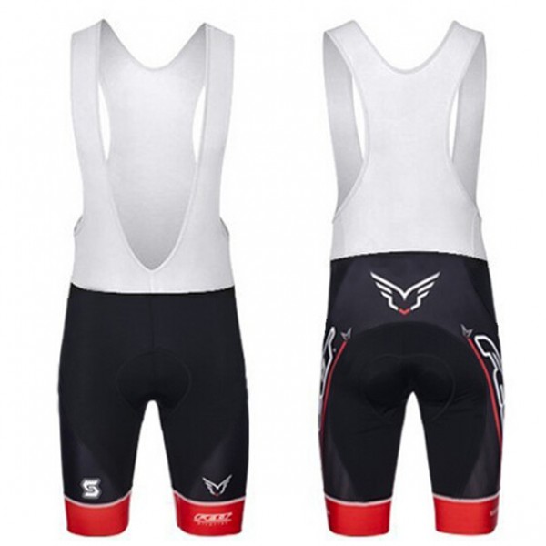 2015 Felt Kurz Trägerhose schwarz rot Radtrikot De