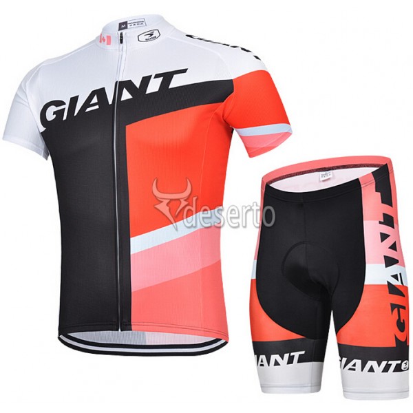 2015 Giant Radbekleidung Radtrikot Kurzarm und Fahrradhosen Kurz schwarz Rote Radtrikot De