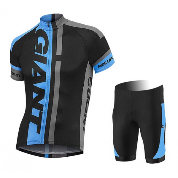 2015 Giant blau schwarz Radbekleidung Radtrikot Kurzarm und Fahrradhosen Kurz Radtrikot De 2015 Giant blau schwarz Radbekleidung Radtrikot Kurzarm und Fahrradhosen Kurz Radtrikot De