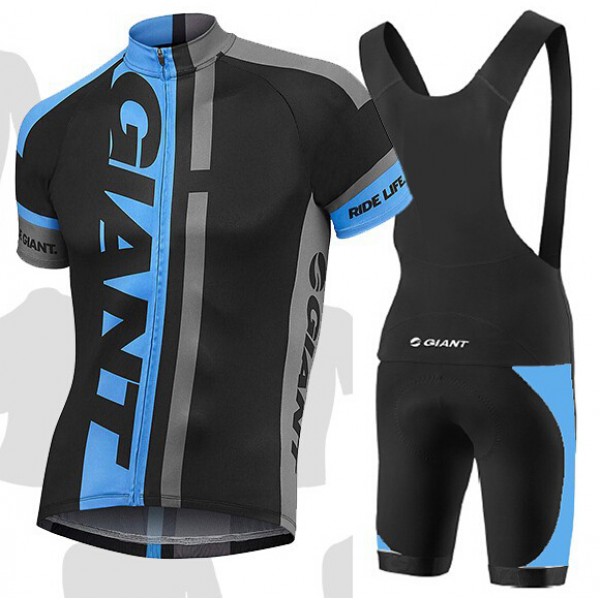 2015 Giant blau schwarz Fahrradbekleidung Satz Fahrradtrikot Kurzarm Trikot und Kurz Trägerhose Radtrikot De 2015 Giant blau schwarz Fahrradbekleidung Satz Fahrradtrikot Kurzarm Trikot und Kurz Trägerhose Radtrikot De