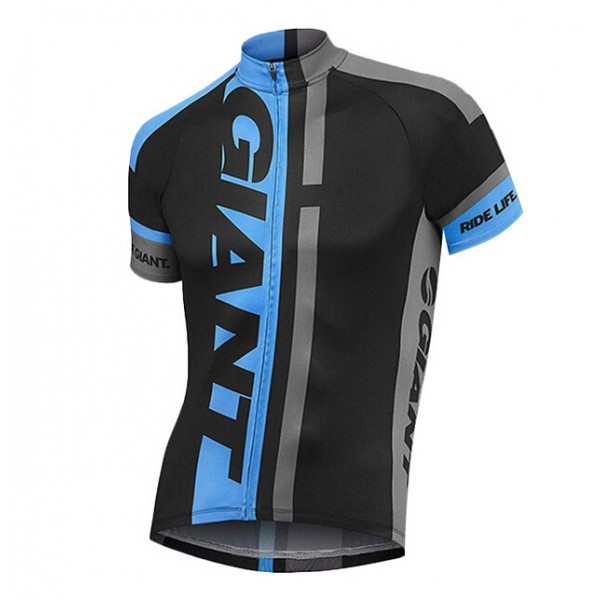 2015 Giant blau schwarz Radtrikot Kurzarm Radtrikot De