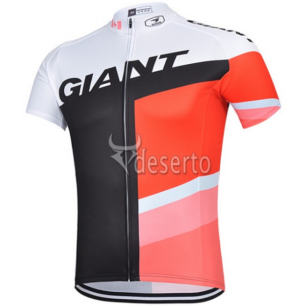 2015 Giant Radtrikot Kurzarm schwarz Rote Radtrikot De