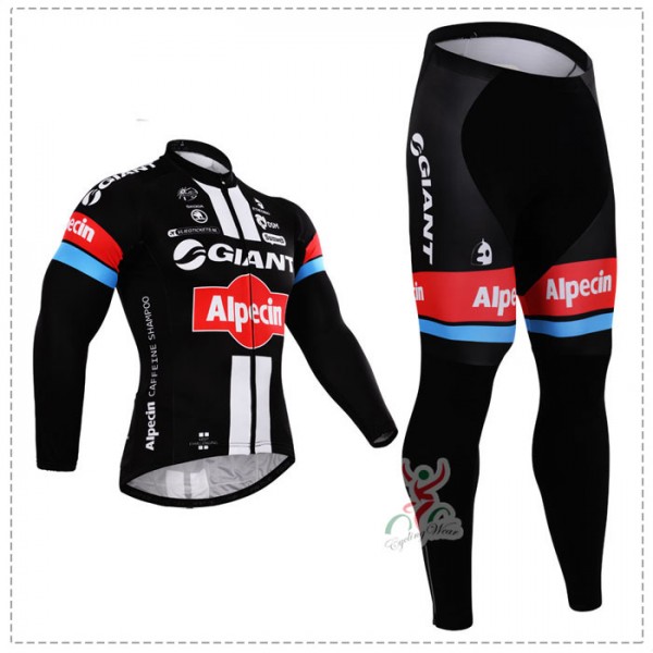 2015 Giant Fahrradbekleidung Radtrikot Satz Langarm und Lange Fahrradhose Radtrikot De