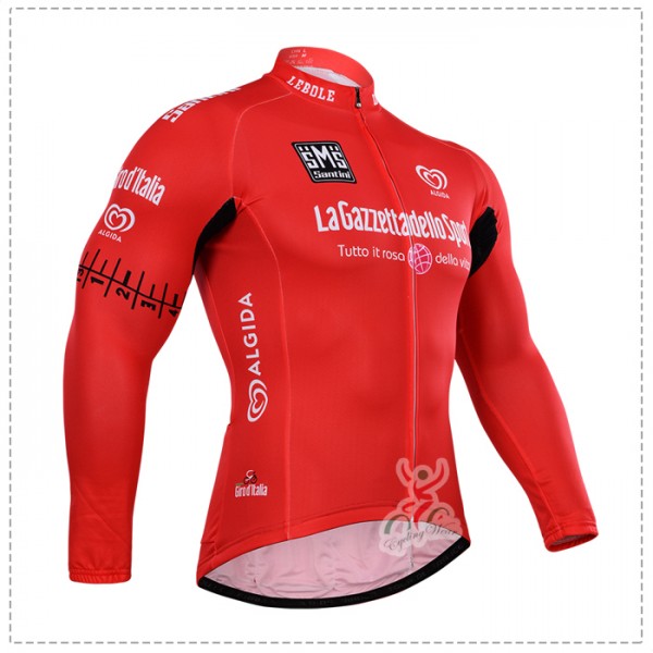 2015 Giro d'Italia Fahrradtrikot Langarm Rouge Radtrikot De 2015 Giro d'Italia Fahrradtrikot Langarm Rouge Radtrikot De