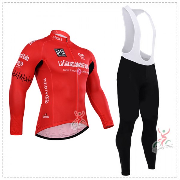 2015 Giro d'Italia Fahrradbekleidung Radtrikot Satz Langarm und Lange Trägerhose Radtrikot De 2015 Giro d'Italia Fahrradbekleidung Radtrikot Satz Langarm und Lange Trägerhose Radtrikot De