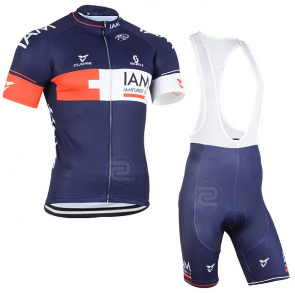 2015 IAM Fahrradbekleidung Satz Fahrradtrikot Kurzarm Trikot und Kurz Trägerhose Radtrikot De