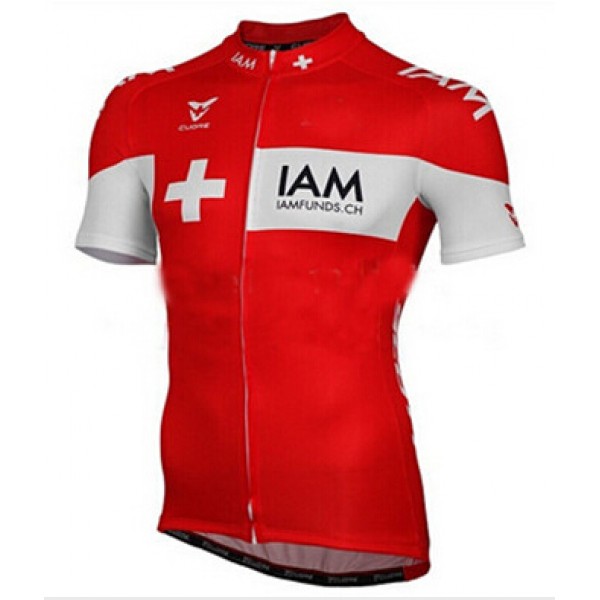 2015 IAM Radtrikot Kurzarm Rote Radtrikot De