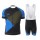 2015 KTM Fahrradbekleidung Satz Fahrradtrikot Kurzarm Trikot und Kurz Trägerhose blau Radtrikot De