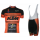 2015 KTM Fahrradbekleidung Satz Fahrradtrikot Kurzarm Trikot und Kurz Trägerhose Schwarz orange Radtrikot De