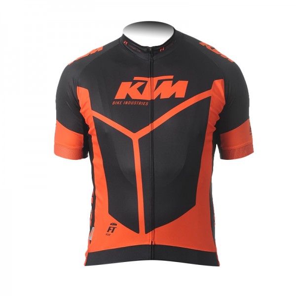 2015 KTM Proteam Schwarz orange Radtrikot Kurzarm Radtrikot De