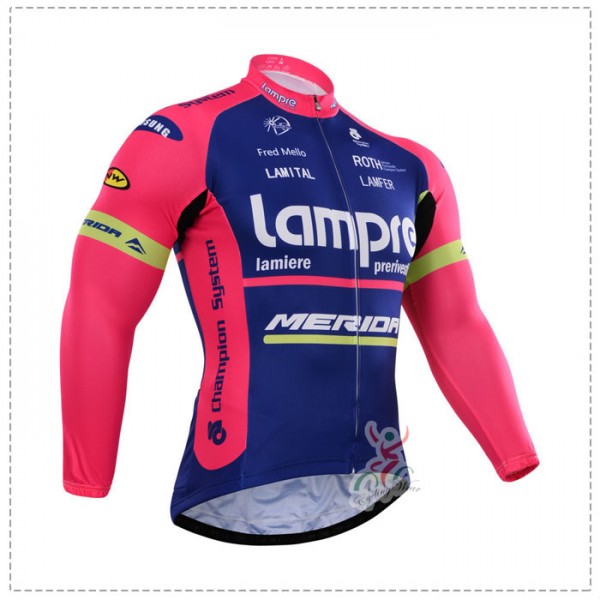 2015 Lampre Fahrradtrikot Langarm Radtrikot De